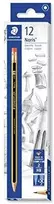 Staedtler Noris, HB, Juoda, Geltona, PEFC, 2 mm, 12 vnt., Vokietija