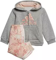 Adidas Sportinis Kostiumas Vaikams I Logo Fz Hd Fl Pilkas Heather / Haze Coral