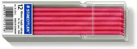STAEDTLER Mine Lumocolor non-perm raudona 12ST