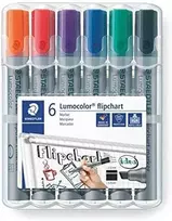 Staedtler Flipchart žymeklis „Lumocolor“ 6 vnt. komplekte