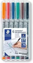Staedtler STAEDTLER Folienstift Lumocolor M nonperm 6st