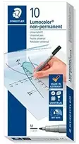 Staedtler STAEDTLER Folienstift Lumocolor neperminė M juodas 10 Stück