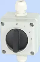 Elektromet Cam jungiklis 0-1-2-3 3P 12A IP65 korpuse Alkūnė E12-63 (921263)