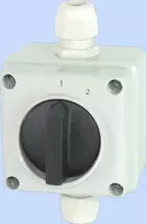 Elektromet Cam jungiklis 1-2 3P 12A IP65 korpuse Arch E12-11-3 (921290)