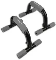Atramos atsispaudimams Tunturi Push Up Bars, Juodos ir pilkos spalvos