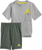 Adidas Sportinis Kostiumas Vaikams I Bos Sum Set Pilkas Žalias