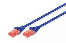 DIGITUS UTP LAN kabelis, patch 6 cat, 0.25m, mėlynas, 2xRJ45, DK-1617-0025/B