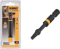 Dewalt smūginiai antgaliai Torx T20, 89mm, 2 vnt.