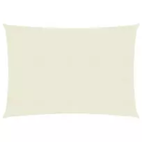 Uždanga nuo saulės, kreminės spalvos, 3x4,5m, HDPE, 160g/m²