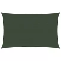 Burė nuo saulės, tamsiai žalios spalvos, 2,5x5m, HDPE, 160g/m²