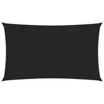 Uždanga nuo saulės, juodos spalvos, 3x6m, HDPE, 160g/m²