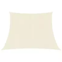 Uždanga nuo saulės, kreminės spalvos, 3/4x3m, HDPE, 160g/m²
