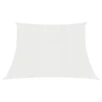 Uždanga nuo saulės, baltos spalvos, 3/4x3m, HDPE, 160g/m²