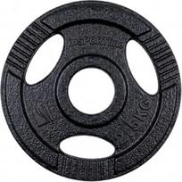 Cast Iron Olympic Weight Plate inSPORTline Hamerton Black 2.5 kg, 50 mm