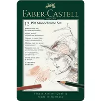 Faber-Castell - Pitt Monochrome rinkinys, 12 vnt. (112975)