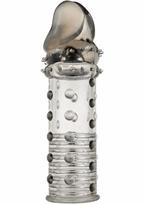 TOYJOY TOYJOY Power Stud Sleeve Transparent TPE Anatomical Extension 1-Size