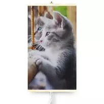 Infraraudonųjų spindulių radiatorius - lanksti šildymo plokštė 430W TRIO pattern 11 cat, matmenys 100x57cm