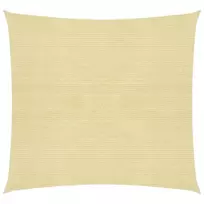 Uždanga nuo saulės, smėlio spalvos, 4,5x4,5m, HDPE, 160g/m²