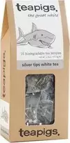 Teapigs Arbatos arbatinukai Sidabriniai patarimai Baltos 15 piramidės