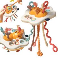 Woopie Baby Sensoryczny Gryzak - Ufo, Wielofunkcyjna Zabawka Rozwojowa