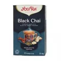 Prieskoninė juodoji arbata Juodas Chai, Yogi Tea, 17 pakelių