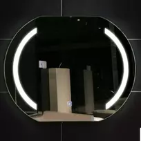 80x60cm Modernus veidrodis su LED apšvietimu