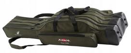 Mikado 12003G standus trijų skyrių meškerių dėklas, 150 cm, paminkštintas, žalias