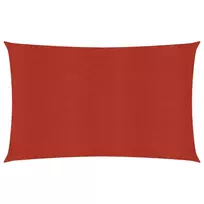 Uždanga nuo saulės, raudonos spalvos, 2x4m, HDPE, 160g/m²