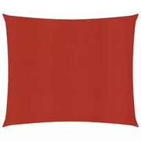 Uždanga nuo saulės, raudonos spalvos, 2,5x3m, HDPE, 160g/m²