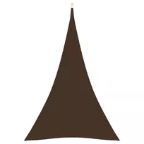 Uždanga nuo saulės, ruda, 3x4x5m, oksfordo audinys, trikampė