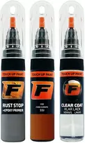 Firanto FORD EUROPE 33J - CHILI Oranžinis Rinkinys: Dažų korektorius įbrėžimų taisymui + Rūdžių modifikatorius + Lakas 15 ml 2013)