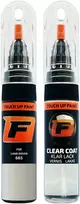 Firanto LAND ROVER 665 - VALLOIRE PEARL Baltas Dažų korektorius įbrėžimų taisymui + Lakas 15 ml (2013  -2017)