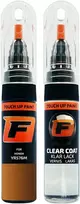 Firanto HONDA YR576M - BRILLIANT Oranžinis Dažų korektorius įbrėžimų taisymui + Lakas 15 ml (2010 - 2012)