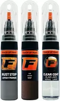 Firanto NISSAN NAF - Juodas PEPPER Rinkinys: Dažų korektorius įbrėžimų taisymui + Rūdžių modifikatorius + Lakas 15 ml (2008 - 2017)