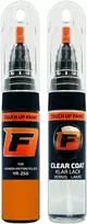 Firanto HONDA MOTORCYCLES YR-250 - VIBRANT Oranžinis Dažų korektorius įbrėžimų taisymui + Lakas 15 ml (2000 - 2023)