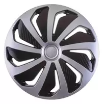 Versaco Ratų gaubtas 1 vnt. Wind, juodas ir sidabrinis 14"