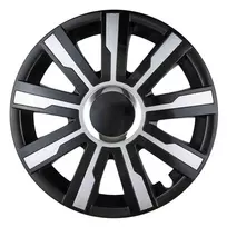 Leoplast Ratų gaubtas 1 vnt. Mirage, juodas ir sidabrinis 14"