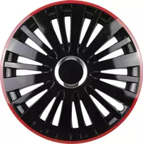 Leoplast Ratų gaubtas 1 vnt. Falcon, juodas ir raudonas 15"