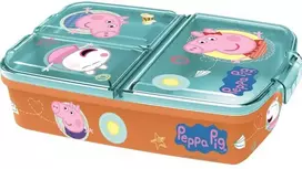 Pietų dėžutė STOR Multi Box Peppa Pig, Oranžinės spalvos