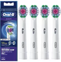 Oral-B Dantų šepetėlis galvutės Pro 3D Baltas 4 pcs.
