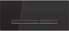 Geberit Nuleidimo mygtukas Sigma50 nuleidimo mygtukas, priekis, juodas, mygtukai: juodas chromas [1]