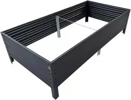 Meistro Kodas GPPS, pakelta lysvė KLASIKA WOOD LOOK 150x75x30, antracitinė spalva (pilka)