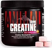 Universal Nutritions Universal Animal Creatine Chews 120 tabl. (Grape skonis)