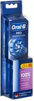 Oral-B dantų šepetėlių galvutės Pro Jautrus Clean 10 pak.