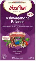 Prieskoninė vaisinė arbata Ashwagandha Balance, Yogi Tea, 17 pakelių