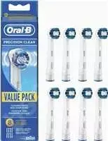Oral-B | Replaceable dantų šepetėlio galvutės | Refill CleanMaximiser Precision Clean | Heads | Suaugusiems | Šepetėlių skaičius galvutės įeina 8 | Baltas