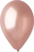 Gemar Metaliniai balionai Rožinė- aukso, GM110, 30 cm, 100 vnt.