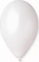 Gemar Metallic balionai Pearl-Baltas, GM110, 30 cm, 100 vnt.