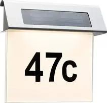 Paulmann Saulės LED sieninis šviestuvas, namo numeris IP44 1x0,2W (PL93765) -
