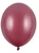 PartyDeco Stiprūs balionai Kaštono spalvos, blizgūs 30 cm, 50vnt